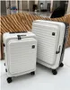 Suitcases N6878 Business Boarding Luggage Female Front Flip Cover Sandwich Travel Box Male 24 Silent Universal Wheel PC Password