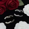 channel Classic diamond pearl letter brooch fashionable unisex women and men's suit sweater winter dress top brooch