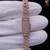 2024 Nieuwe Dign Mode-sieraden Armbanden Bangl 12Mm VVS Moissanite Armband S Iced Out Miami Cubaanse Link Chain