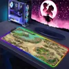 Rustt Age of Empires Backlit Gaming Mouse Pad Game LED RGB Toetsenbordmat Muispad Gamer PC Accessoires Bureau Protector Deskmat MAUSE