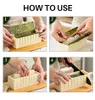 Multifunktionell sushi tillverkningsverktyg Sushi Machine Roller Rice Mold Simple Sushi Cooking Chef Kitchen Japanese Cooking Tool7648437