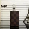 Designer Brieftet Schlüsselbund Coin -Geldbeutel Auto Schlüsselanhänger Metallschnalle Buchstabe Druck Schlüsselbund Brieftasche Mode PU Leder Cars Keyring Kette Mini -Beutel Magnern Frauen Frauen Frauen