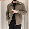 Jackets masculinos Spring Autumn Kpop Fashion Style Harajuku Slim Fit Tops Logo Casual All Match Matgue