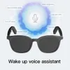 Sunglasses Bluetooth Smart Glasses Men Women Openear Headphones Music Wireless Sunglasses Antiblue Light for Game Driving Audio Headsets