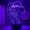 Nocne światła 3D LED LIDA Anime Yona of the Dawn for Beachroom Decor Kids Brithday Gift Manga Pokój stołowy 296M