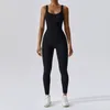 Aktywne zestawy kobiet bezproblemowy jeden kawałek zestawu jogi trening fitness Bodysuit Sportswear Tracksuit Runing Gym Suit