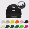 Ball Caps Custom Embroidered Baseball For Men Woman Hat Logo Men's Cap Snapback Embroidery Print Text