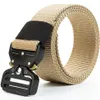 Cintura di nylon tattica Swat Combat Mulle Cinture MOLLE Army Metal Buckle Attrezzatura di sopravvivenza Cinture di jeans Cincolo in vita 125 135CM2710