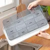 Kitchen Storage Plastic Drain Rack Dish Cup Drainer Dryer Tray Sink Dinnerware Drying Worktop Organizer Water Filter Shelf