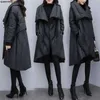 Vestes pour femmes à la mode épaissie et chaude du coton à la longueur pour l'hiver Nouveaux arrivages Version coréenne lâche et mincer