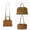 15 10 di qualità The Bag Designer Margaux 10A Mossy-color Handbag Cowhide High-Capacity High Color 2024 Borse in pelle autentica borse borse