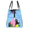 Väskor Barbapapa Family Isolated Lunch Bags For Work Office Cartoon Comics Portable Cooler Thermal Bento Box Women Thermal Bags