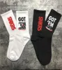 Black White Hip Hop Printed Printed Funny Socks Men Sock Fashion Unisex Casual Cotton Crew Socks5441266