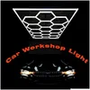 Light Bars Arbeitslichter Werksfabrik Customized Wabenlampe Sechseck für Autowaschraum Workshop Großhandel Drop Lieferung Automobile Moton Dhauc