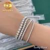 Zuanfa Jewelry GRA Certificat Classic Hip Hop Bracelet Moisanite Tennis Bracelet Silver 925 Pass Diamond Tester Gift for Men