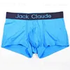 Calzoncillos Jack Claude 5pcs/Lot Men boxeadores Boxeadores sólidos lencería sexy
