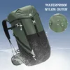 Utomhuspåsar 50l berg ryggsäck vattentät axelväska utomhus sportväska taktisk ryggsäck för män / kvinnor camping tält rese vandringl231222