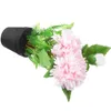 Dekorative Blüten simulierte Pfingstrosen Bonsai Künstliche Blume Peonies Faux im Topf Plastikbecken