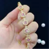 14 كيلو جولد AAAAA Zircon Bangle Bangelet Bracelets Bracelets for Women Bridal Gemstones Negstones Party Party Jewelry Gift