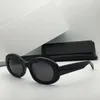 Designer zonnebril Dames voor mannen Luxe 40194 Kleurrijke vrijetijdsstijl Goggles Anti-ultraviolet retro mode brillen brillen metalen ovaal full frame glazen willekeurige doos