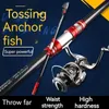 Boot Fischereisen Superhard Carbon Spinning Fishing Rute 2,7-4,5 m Wurfstange Köder Gewicht 50-200 g Surfcasting Pole für Fang Big Fishl231223