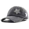Ball Caps 2023 Новая высокая бейсболка для хвоста для женщин, шляпа Snapback Bone Hip Hop Регулируемые расстроенные шляпы Star Dad Chapets Femmes J231223