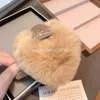 Düz renkli aşk kalp peluş saç pençe klipleri kadın kız peluş peluş saç tokaları at kuyruğu pençe klips headdress saç aksesuarları