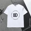 24SS Tasarımcı Erkekler Unisex Kadın Moda Pamuk Kısa Kollu Mektup Baskı D Giysileri Sıradan Üst T-Shirt Boyut M-3XL G#22