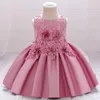 Bambine principessa abito abito bambino abito da battesimo per bambini costume natalizio bambino bambino 1 ° anno di compleanno vestiti da battesimo vestiti 231222