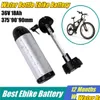 Elektrische fietsbatterij 36V 18AH Lithium Ion Ebike 8AH 10AH 12AH 15AH WATER BIOL BIKE LifeFO4 Bicyble Scooter met oplader Drop D Dhmox