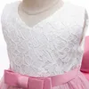 Robes de fille d'anniversaire robe de bébé robe de bébé pour fille sans manches en dentelle baptême princesse bébé robe robe de fleur élégante pour enfants pour filles231222