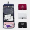 Sacs de rangement suspendus sac de toilette de voyage avec crochet 3 sections de maquillage maquilleur hygiène pliable cosmétique résistante à l'eau