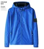 stone jacket new coat Designer's New Men's Jacket Rushsuit Men's Long Sleeve Casual Sports Brand Zipper Outdoor Waterproof Coat Men's Jacket