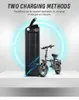 Серебряная рыба батарея ebike 48 В 21AH Silverfish E Bike Batterie 18650 48 VOLT Литий -ионный нижний разгрузка электрический велосипед