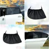 سيارة Sunshade 1 أزواج 90 × 40 سم نافذة الظل UV حماية SN شبكة التهوية الستار الجانبي الخلفي تسليم السيارات الدراجات النارية في dhylq