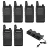 Talkie 6PCS Zastone X6 Mini Walkie Talkie 400470 UHF Portable Handheld Radio Comunicador TwoWay Ham 210817