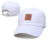 Caps de bola clássica Tela de qualidade com Men Cap Moda Mulher Hats C-12