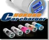 Metal Dual USB Port Car Charger Universal 12 Volt 1 2 amp för Samsung Galaxy Android5956435