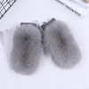 Luxe d'hiver pour femmes Real Fur Glove kintting mittens filles ski mittes chaudes russe gant du poignet 231222