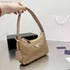 Женские модные сумки дизайнеры Canvas Oxford Underarm Drill Half Moon Bag тяжелая промышленность