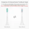 Zahnbürste 100% Xiaomi Mijia elektrischer Zahnbürstenkopf 3 Stück für T300t500 Smart Acoustic Clean Zahnbürstenköpfe 3D-Bürstenkopf kombiniert