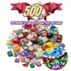 500g Mixed Color Irregular Crystal Mosaic Tiles Mix Color Series Crystal Craft for Craft Bathroom Kitchen Home Decoration DIY Ar 231222