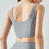 Yoga Bra Crop Top Gym Push up Sport Workout Sportswear Feel Naked With Pad Sports Vest Fitnes Underwear 231222