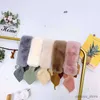 Sjaals wraps Koreaanse winterkinderen sjaal schattige koudbestendige kinderen halsdoek solide kleur warme pluche babyjongens meisjes gebreide slabbibels