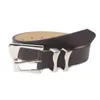 Riemen punk gotische legering buckle pu Korean -stijl golfjurk voor mannen jeans riem lederen taille accessoires tailleband