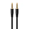 3,5-mm-Audiokabel männlich, vierpunktig, linear, mobiles Live-Aufnahmemikrofon, K-Song-Soundkarte, Aux