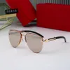 2023 Moda Classic Design Classic Polarized Luxury Sunglasses para homens Mulheres pilotos de sol UV400 Lente polaroid de metal dos olhos UV400 08255O