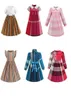 Baby Girl Dress Summer Girls Sleeveless Dress Cotton Babies Kids Big Plaid Bow Dresses Multi Colors8440198