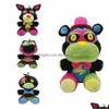 Фаршированные плюшевые животные 18 см полуночной игрушки Fnaf Boss Coll Cartoon Colors Colorf Teddy Bear Fox Clogodile Duck Gist