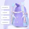 Sacs Sacs d'école primaire Fengdong pour filles coréen style sac de livres mignons enfants école imperméable sac à dos pour enfants pour enfants